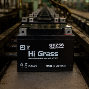 Ắc quy Hi Grass GTZ5S 12V4AH/10HR cho xe gắn máy